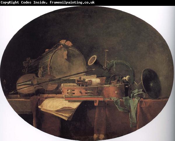 Jean Baptiste Simeon Chardin Folk instruments